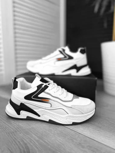 Adidasi barbati albi 726 N17-1